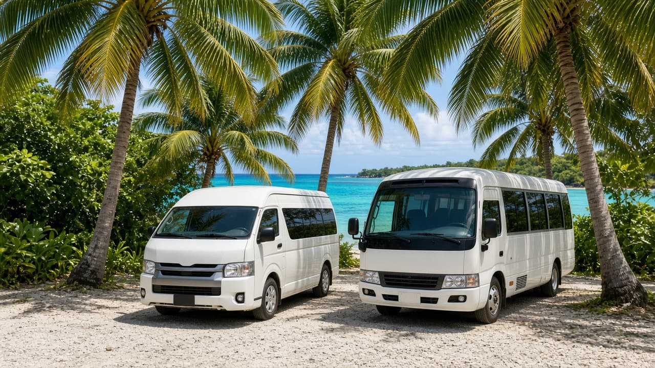 Private Jamaica sightseeing vehicles used by MG Adventure Tours